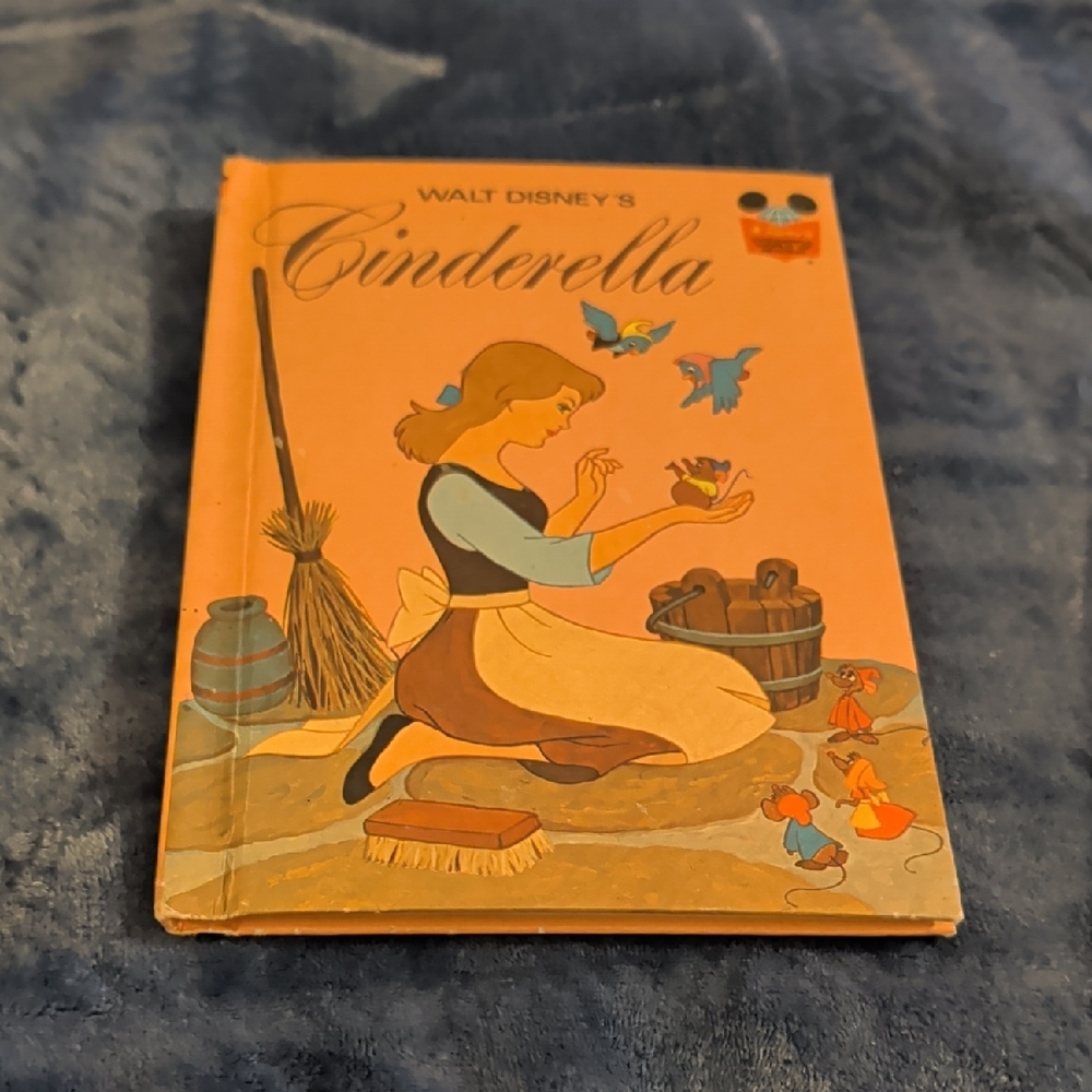 Disney Cinderella Storybook - Orange Cover